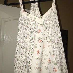 Floral tank top